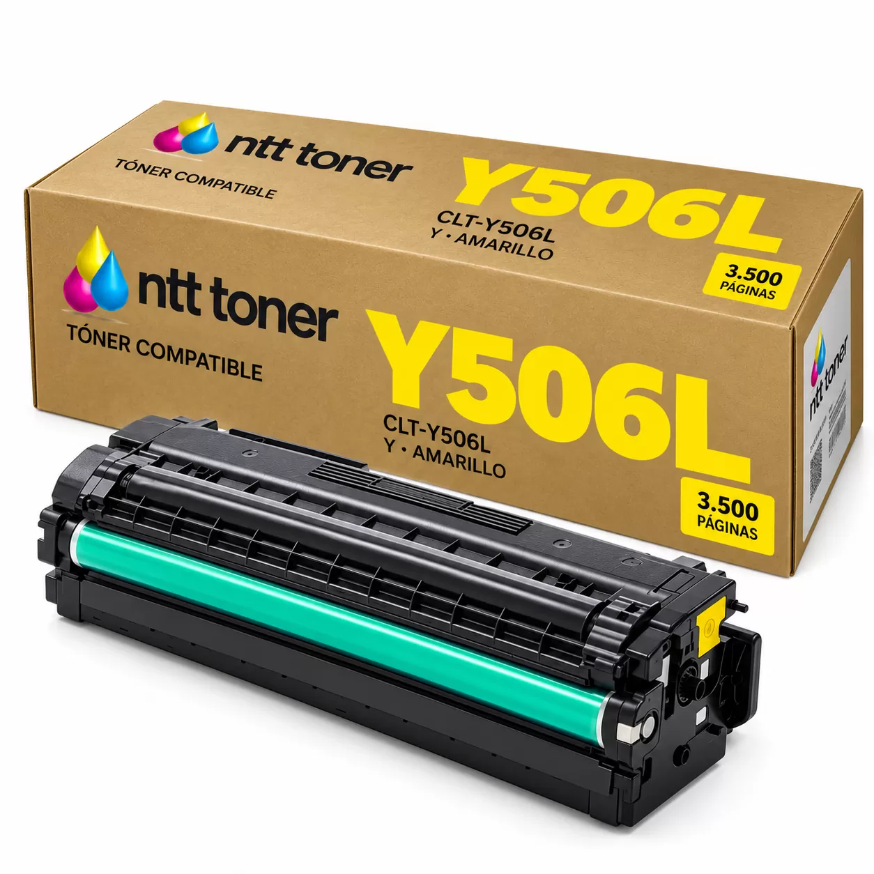 Toner Samsung CLT-Y506L Amarillo Compatible